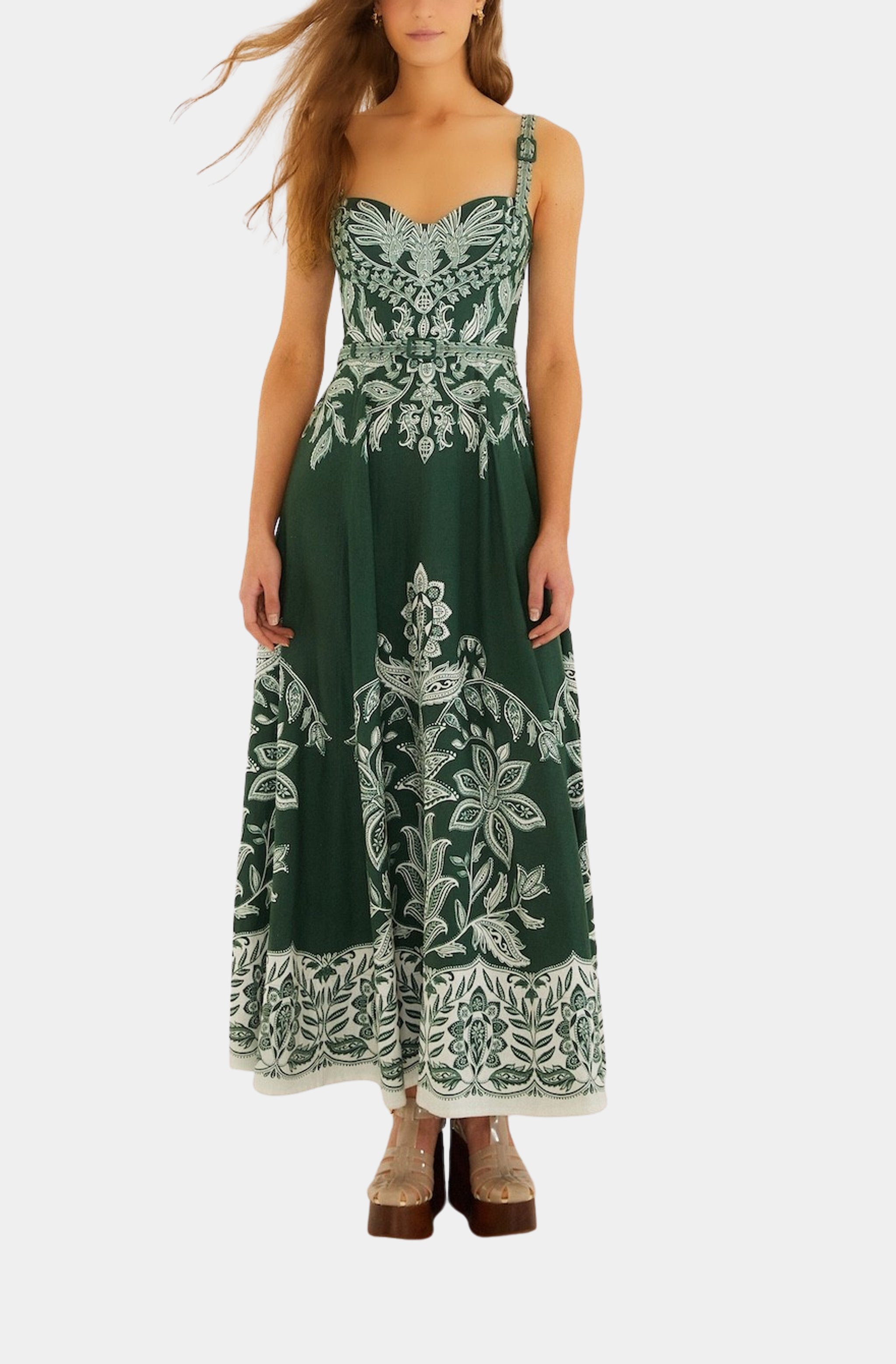 Miranda Belt Buckles Maxi Dress Hemline Mobile Miranda Belt Buckles Maxi Dress Hemline Mobile