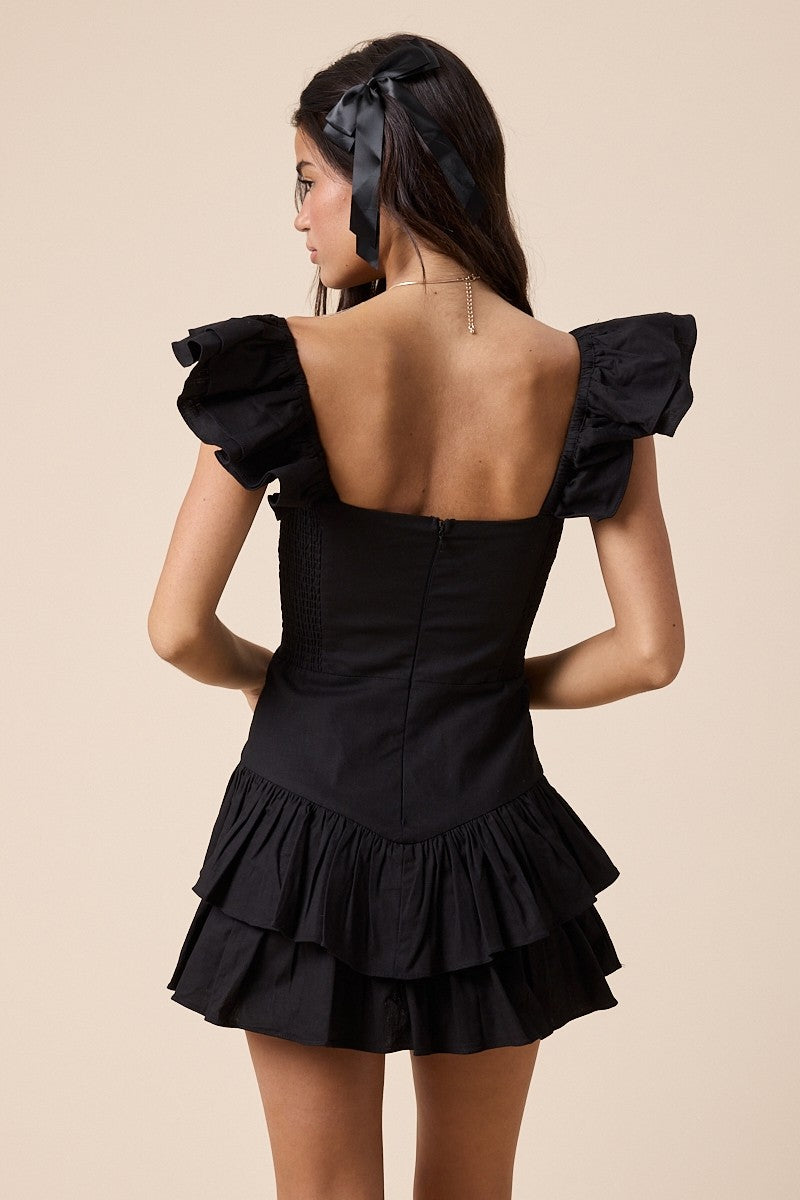 Layered Mini Dress  Hemline Mobile