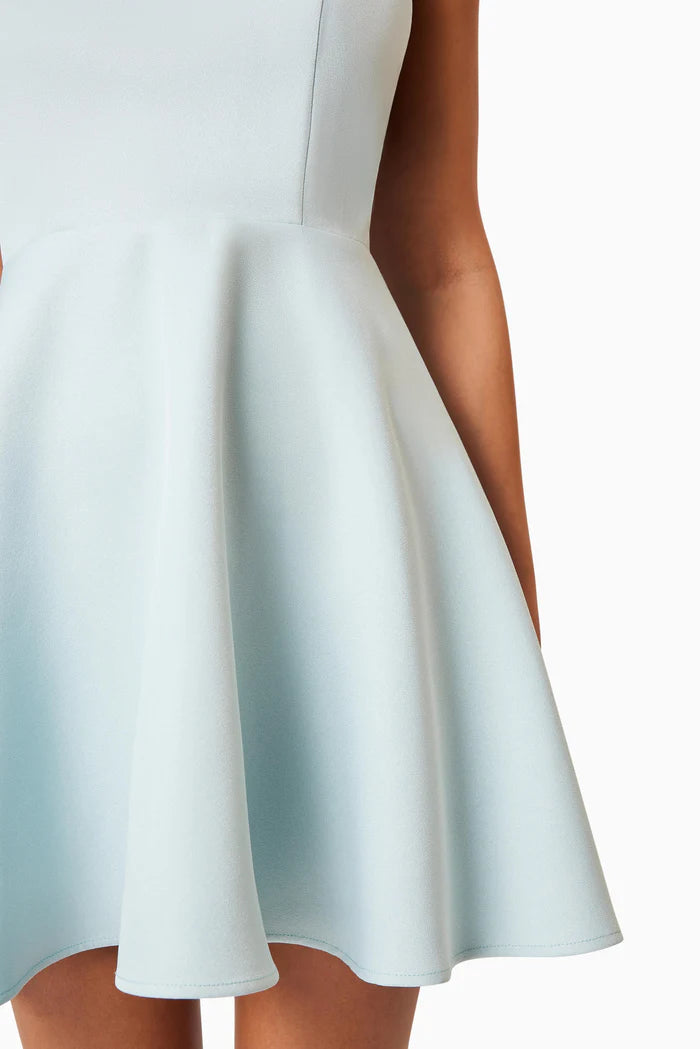elliatt geranium party dress Geranium Strapless Party Dress In Blue Elliatt