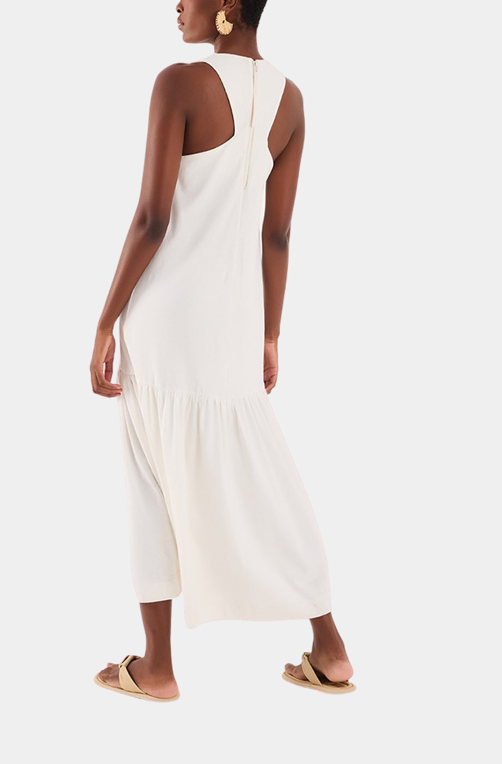 Dress With Embroidered Appliques