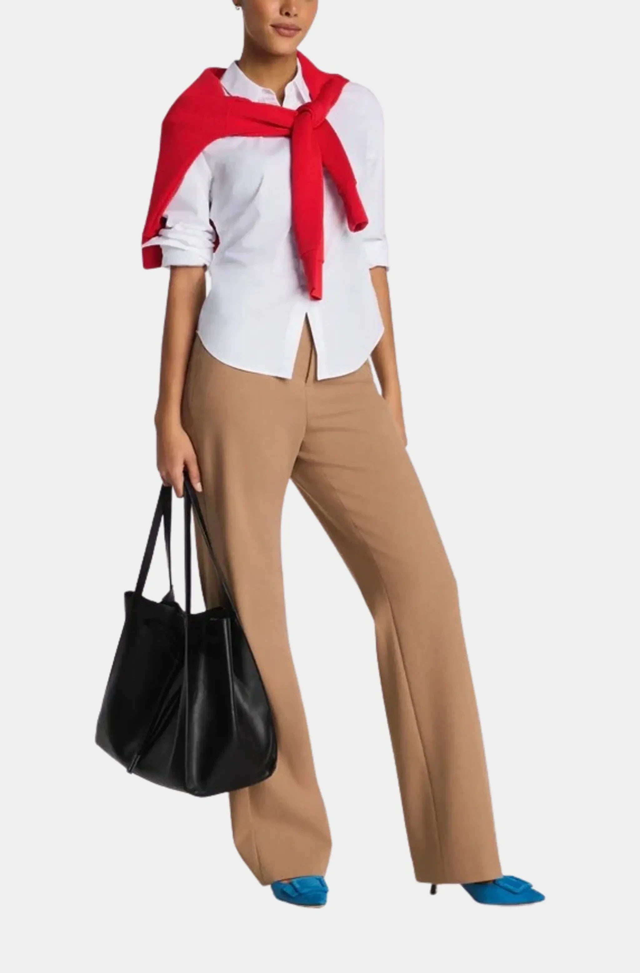 Poplin No-Gape Tailored Button Down