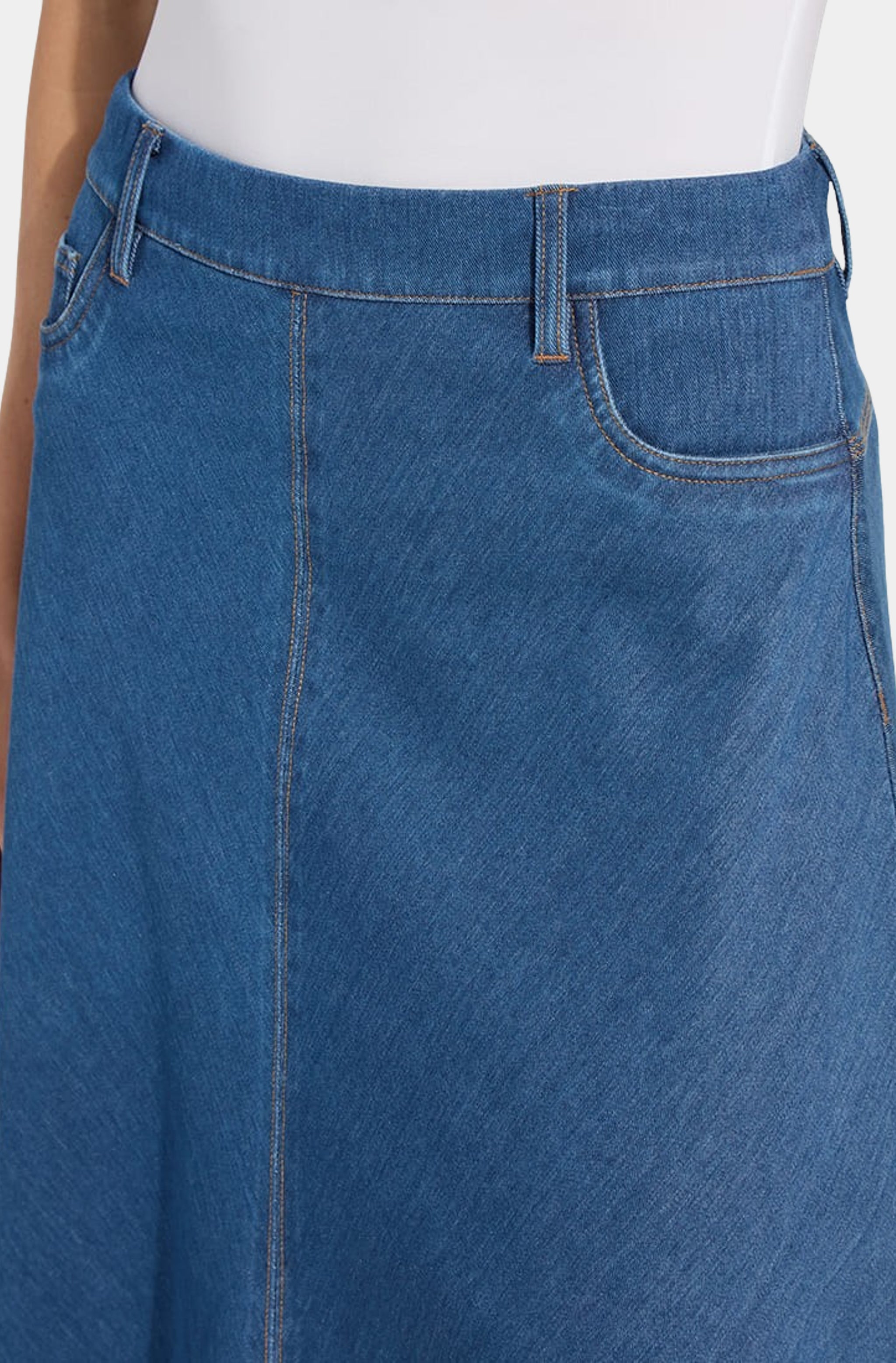 Lucille Handkerchief Denim Skirt