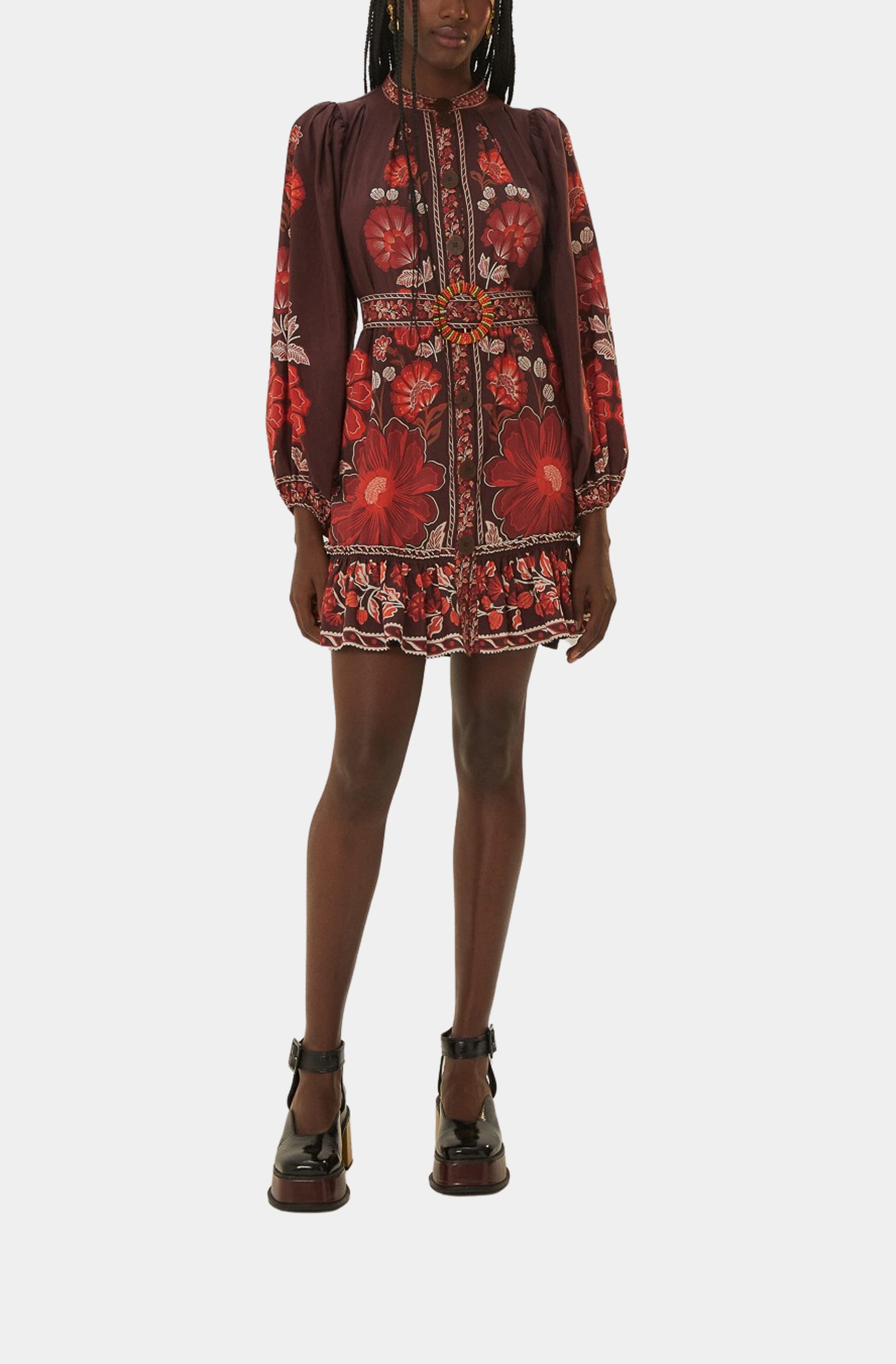 Brocade tapestry mini dress best sale