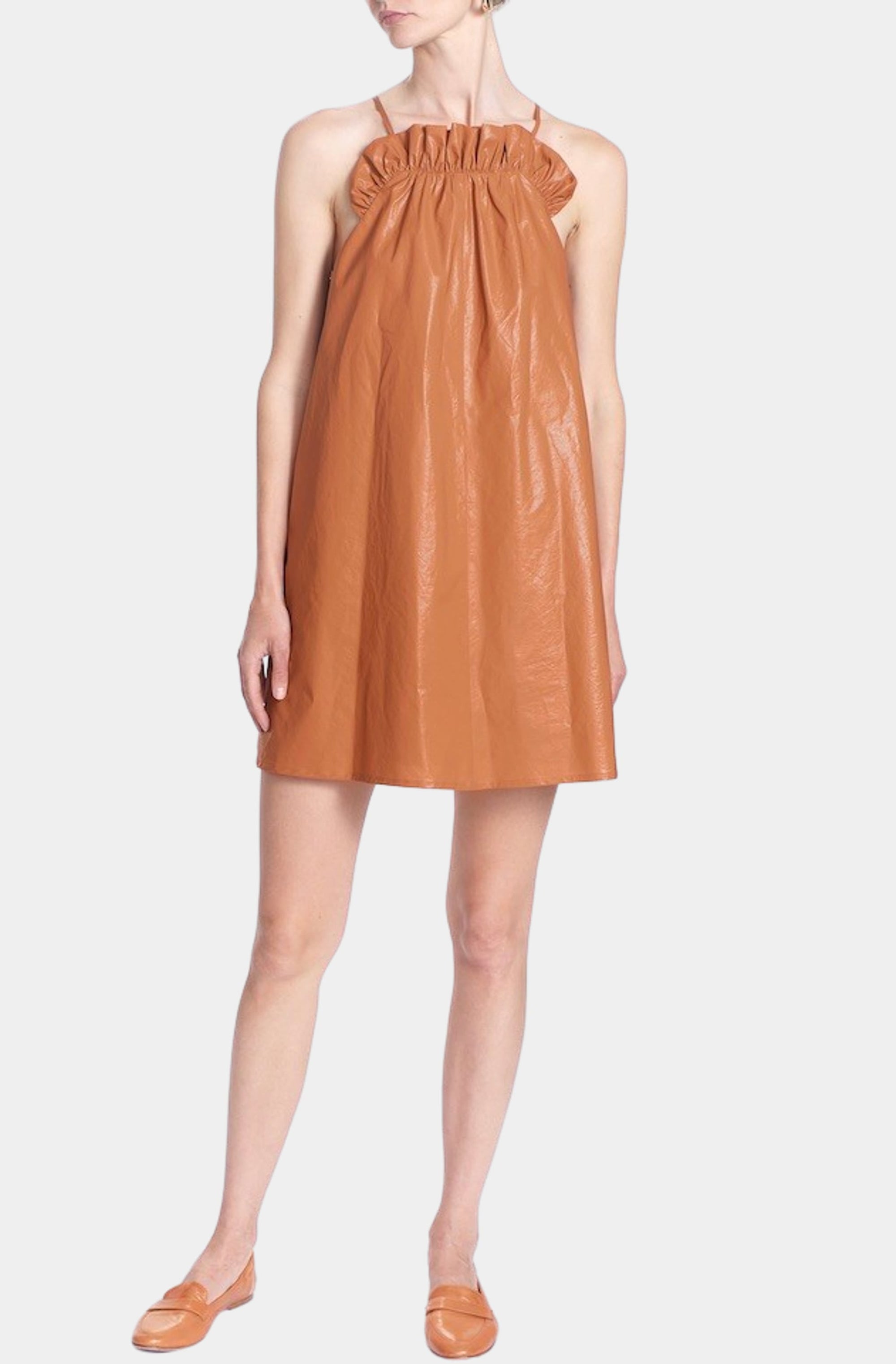 Harper Ruffle Neck Mini Dress