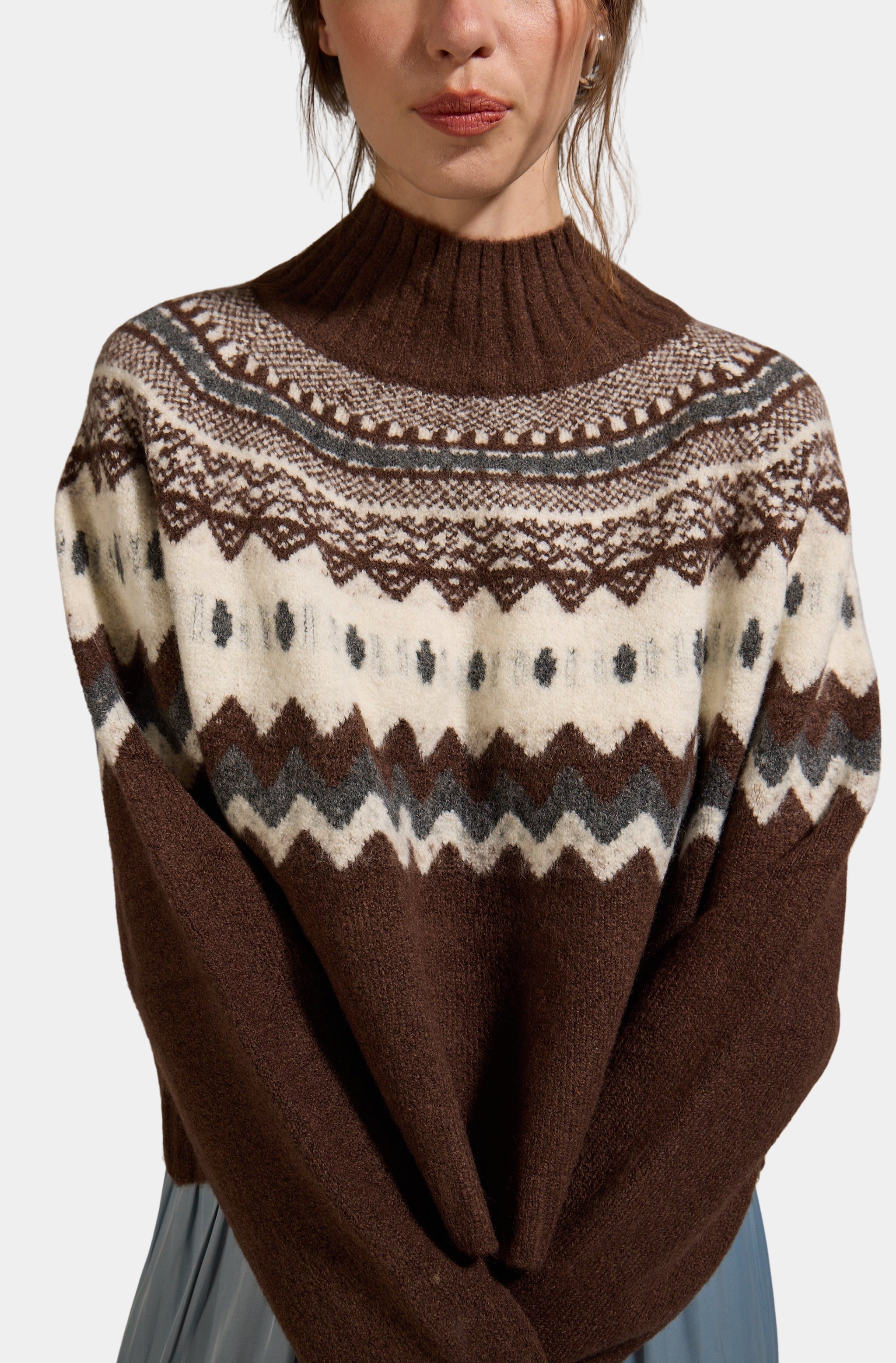 Cinnamon Turtleneck Sweater