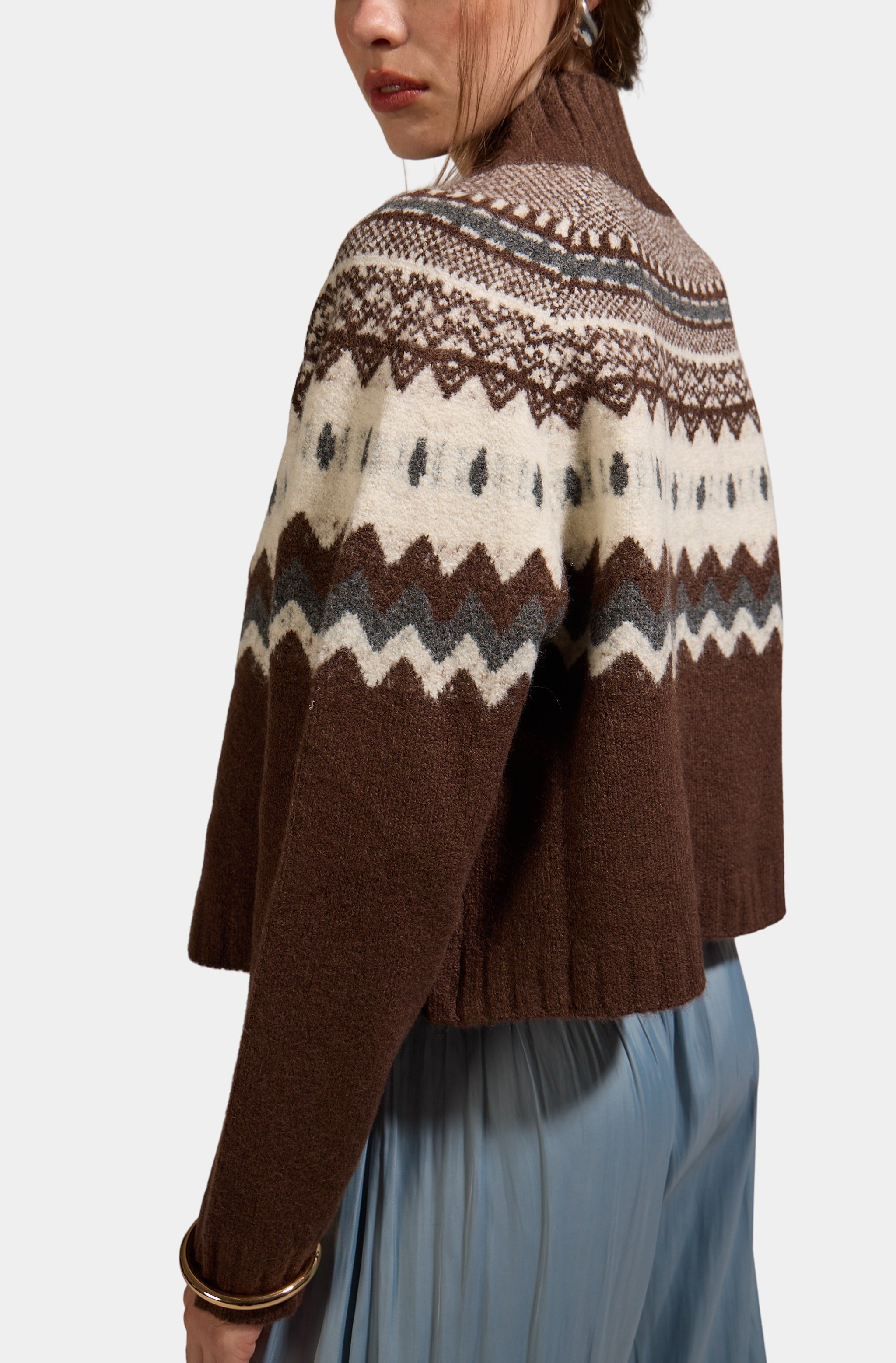 Cinnamon Turtleneck Sweater