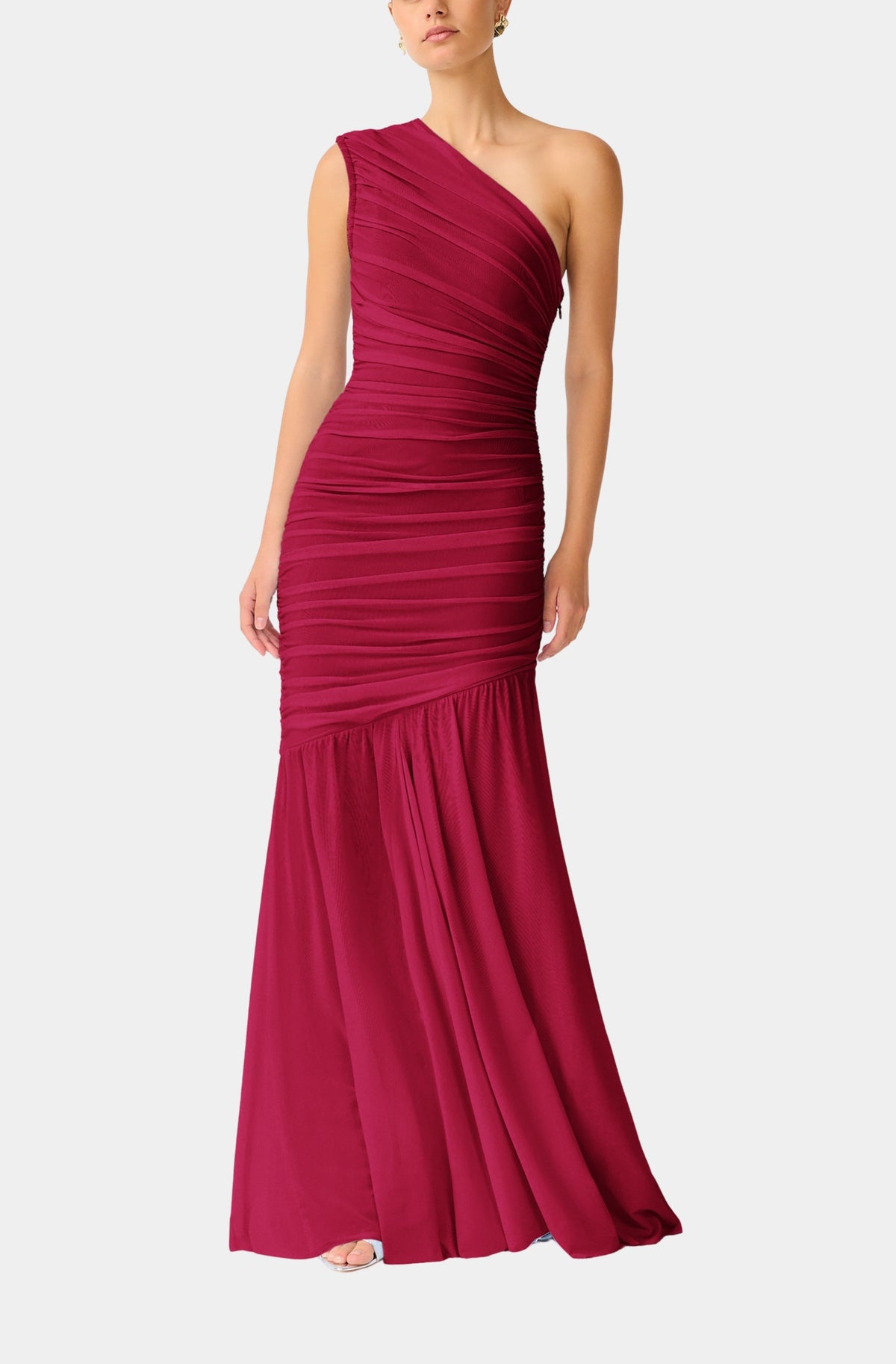 Florencea One Shoulder Maxi Gown