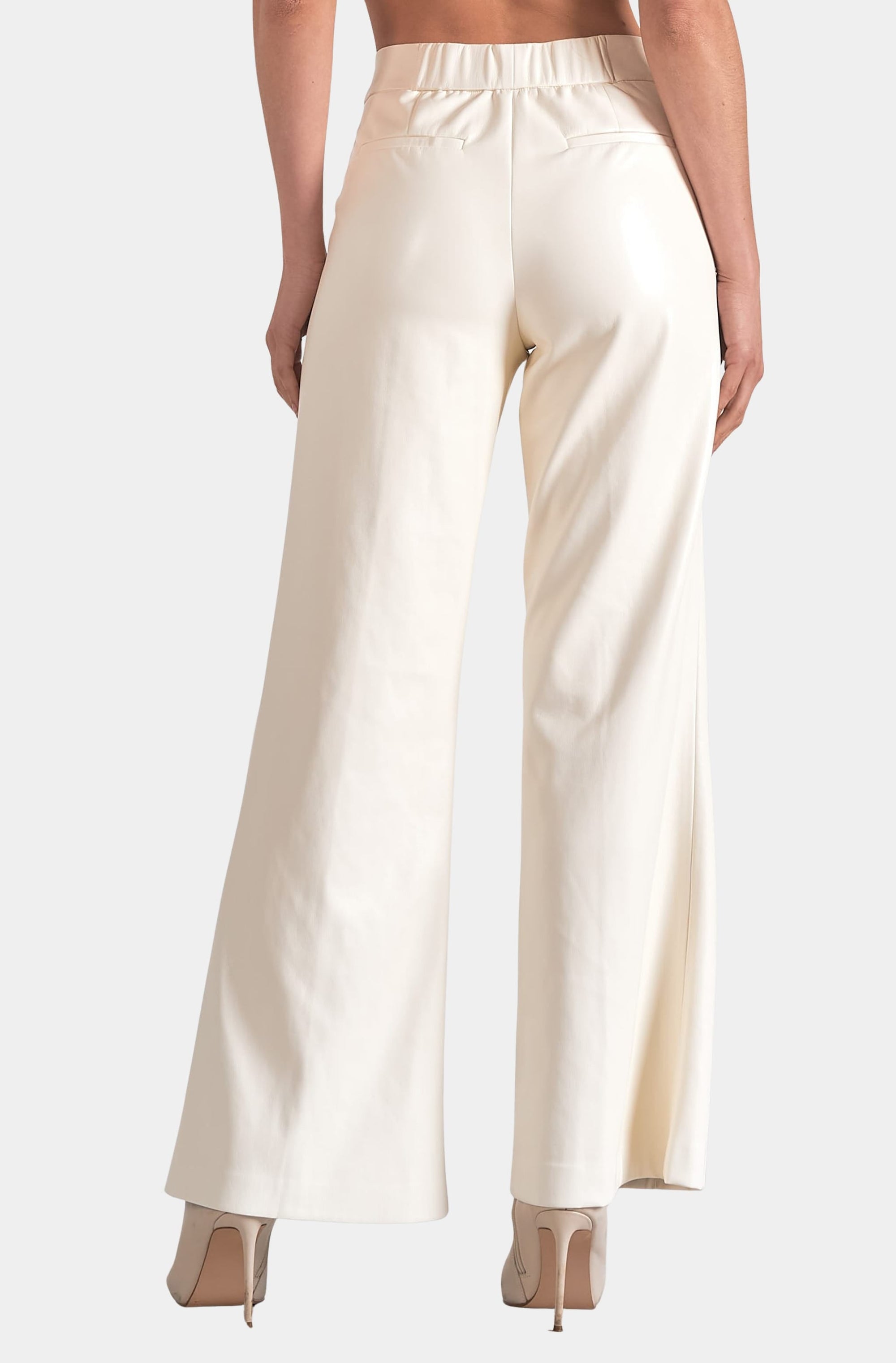 High Waist Flare Leg Pants