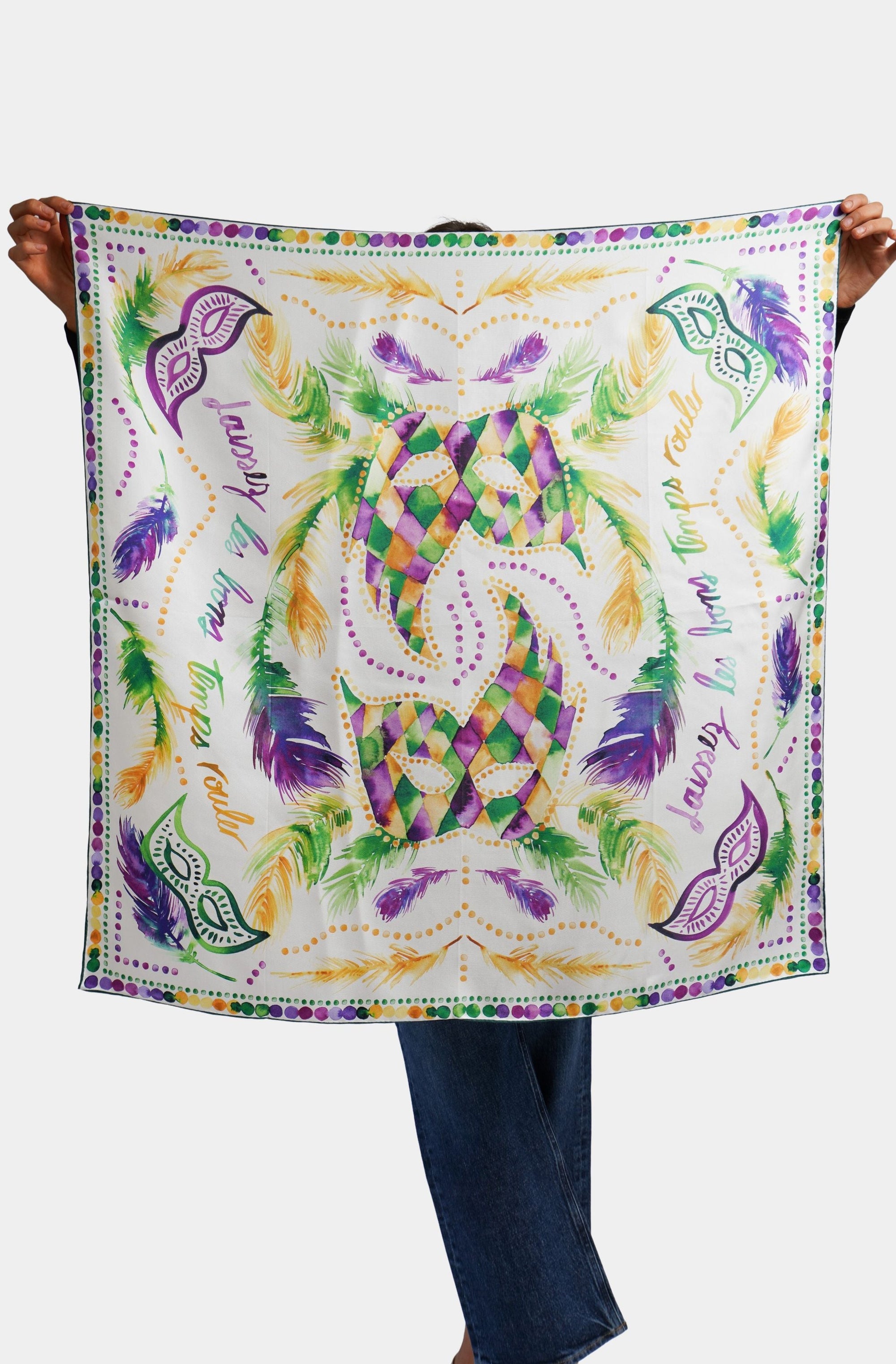 Mardi Gras Bandana Scarf