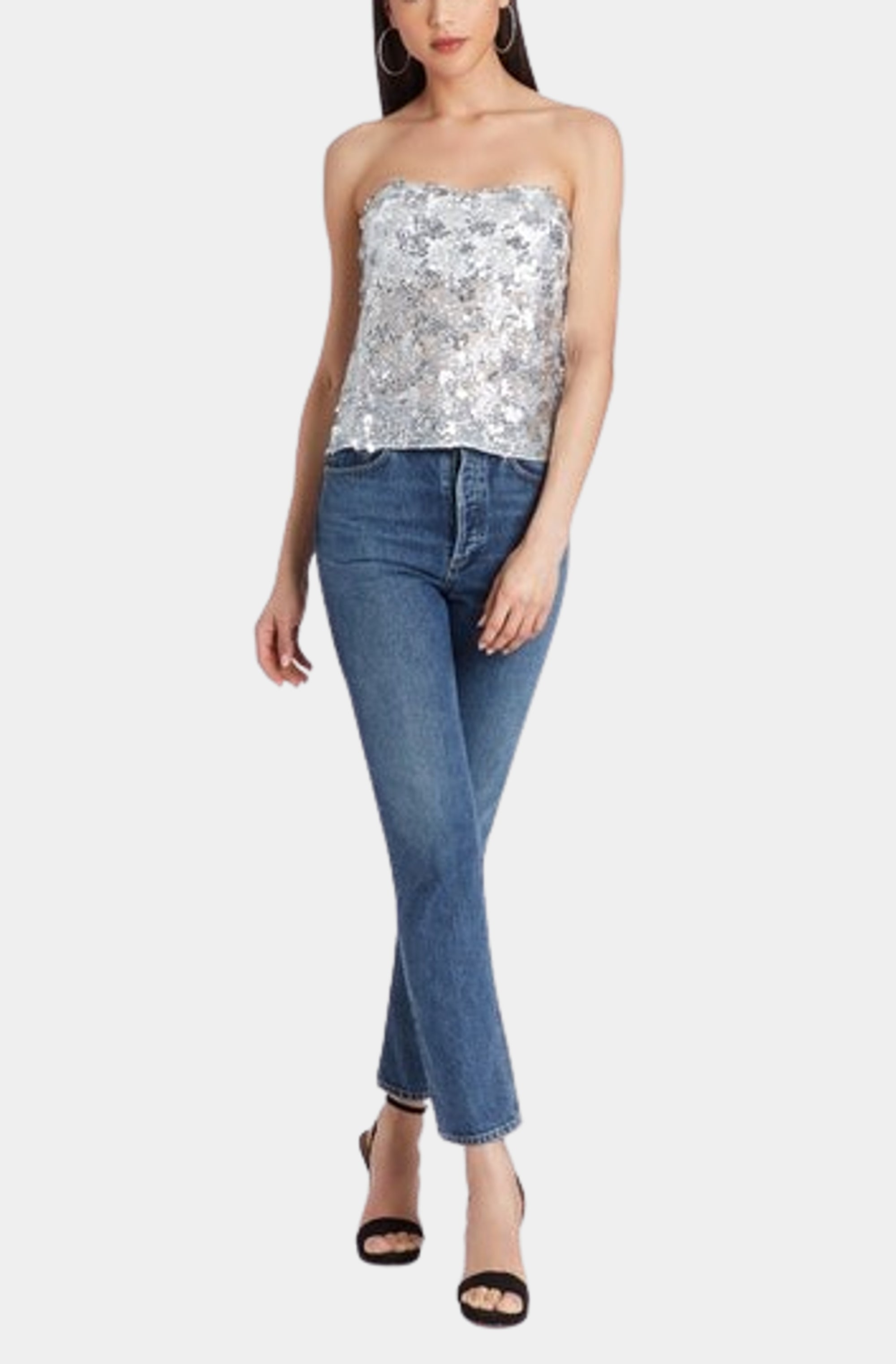 Shiran Top in Sequin