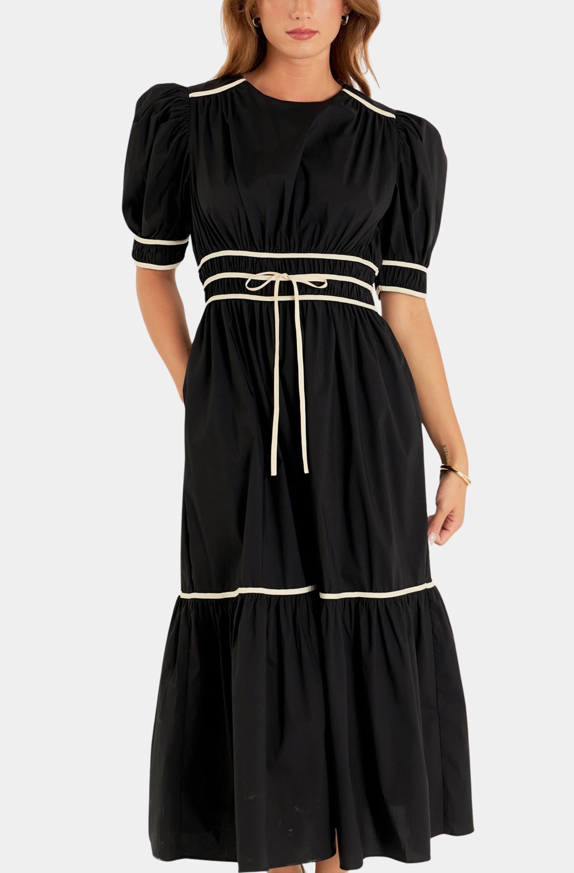 Bow Midi Dress