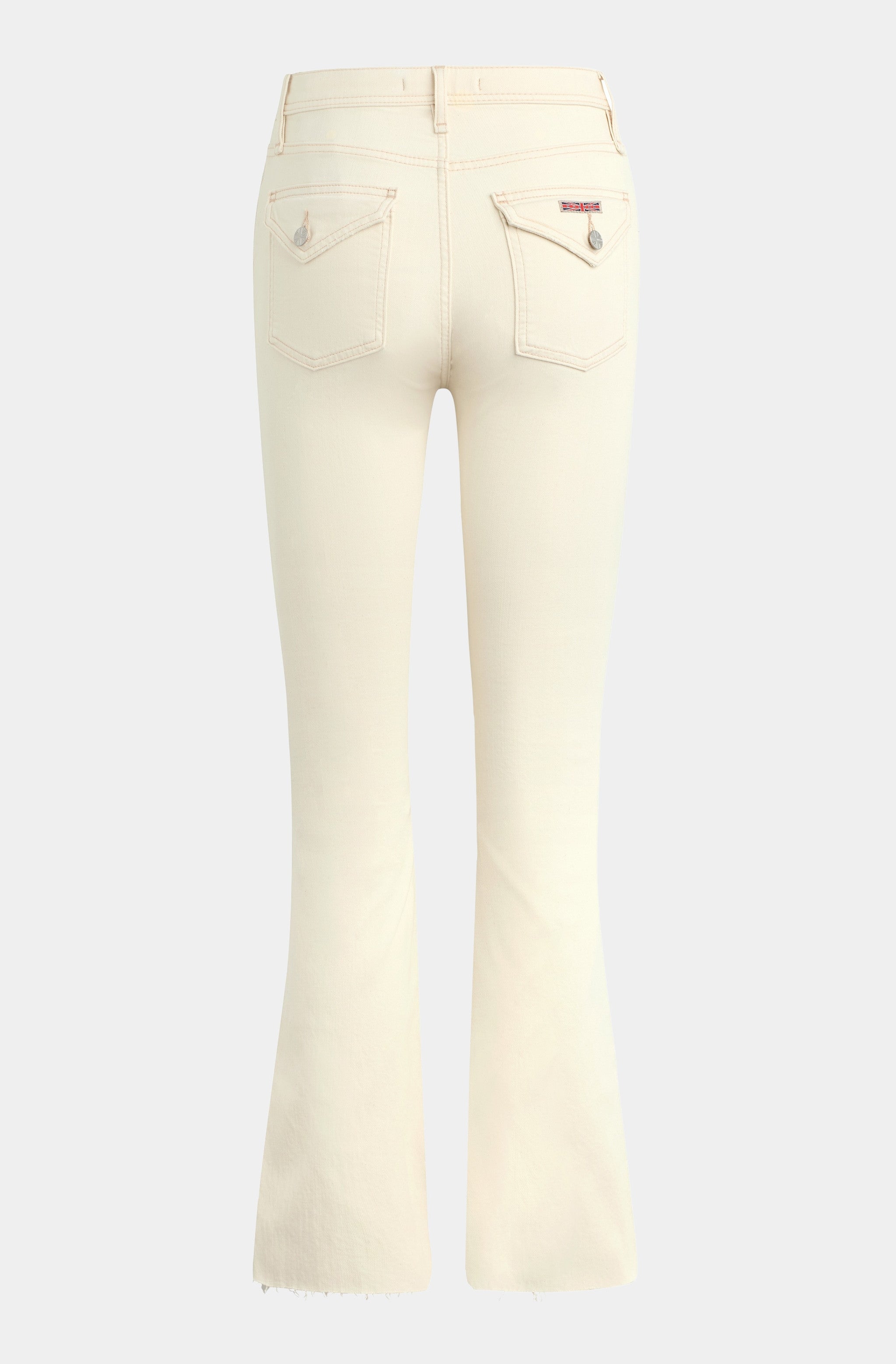 Barbara High-Rise Bootcut Crop W/ Flap
