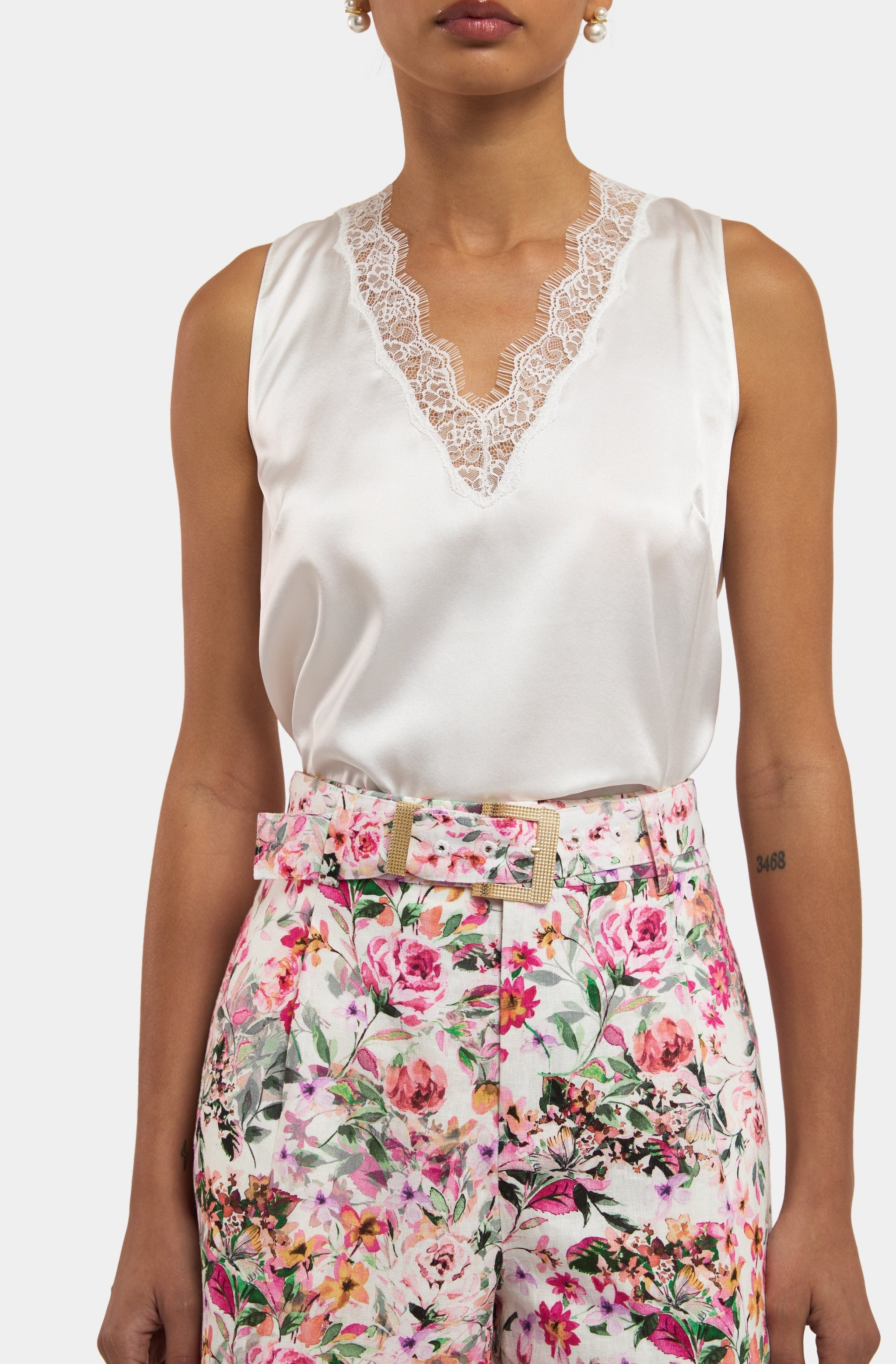 Marie Lace Combo Tank